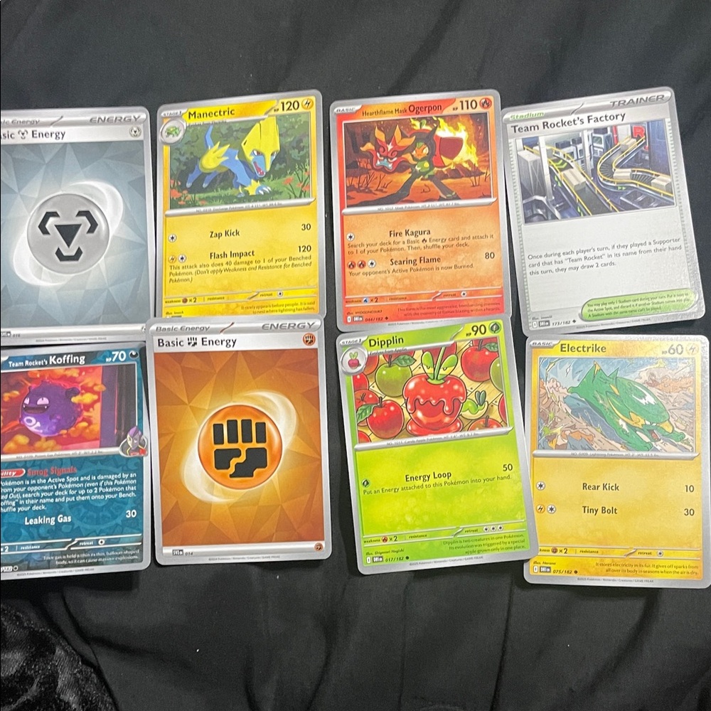 Pokemon Card Game Set - Red, Yellow, Green, Blue